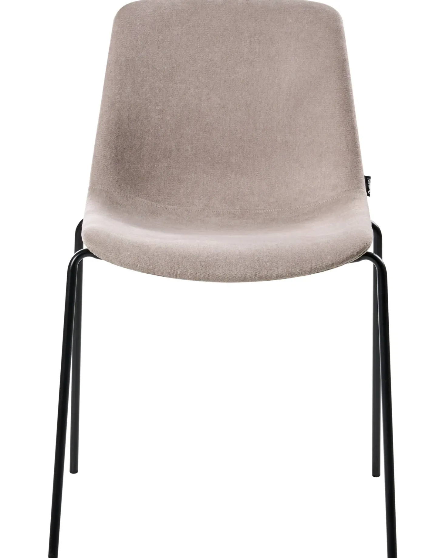 Set di 4 sedie da pranzo TILLER Tessuto Beige