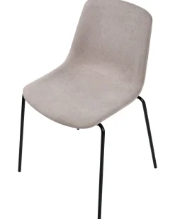 Set di 4 sedie da pranzo TILLER Tessuto Beige
