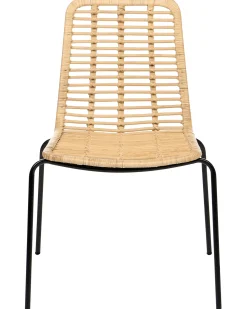 Set di 2 sedie da pranzo TAOS Rattan Naturale