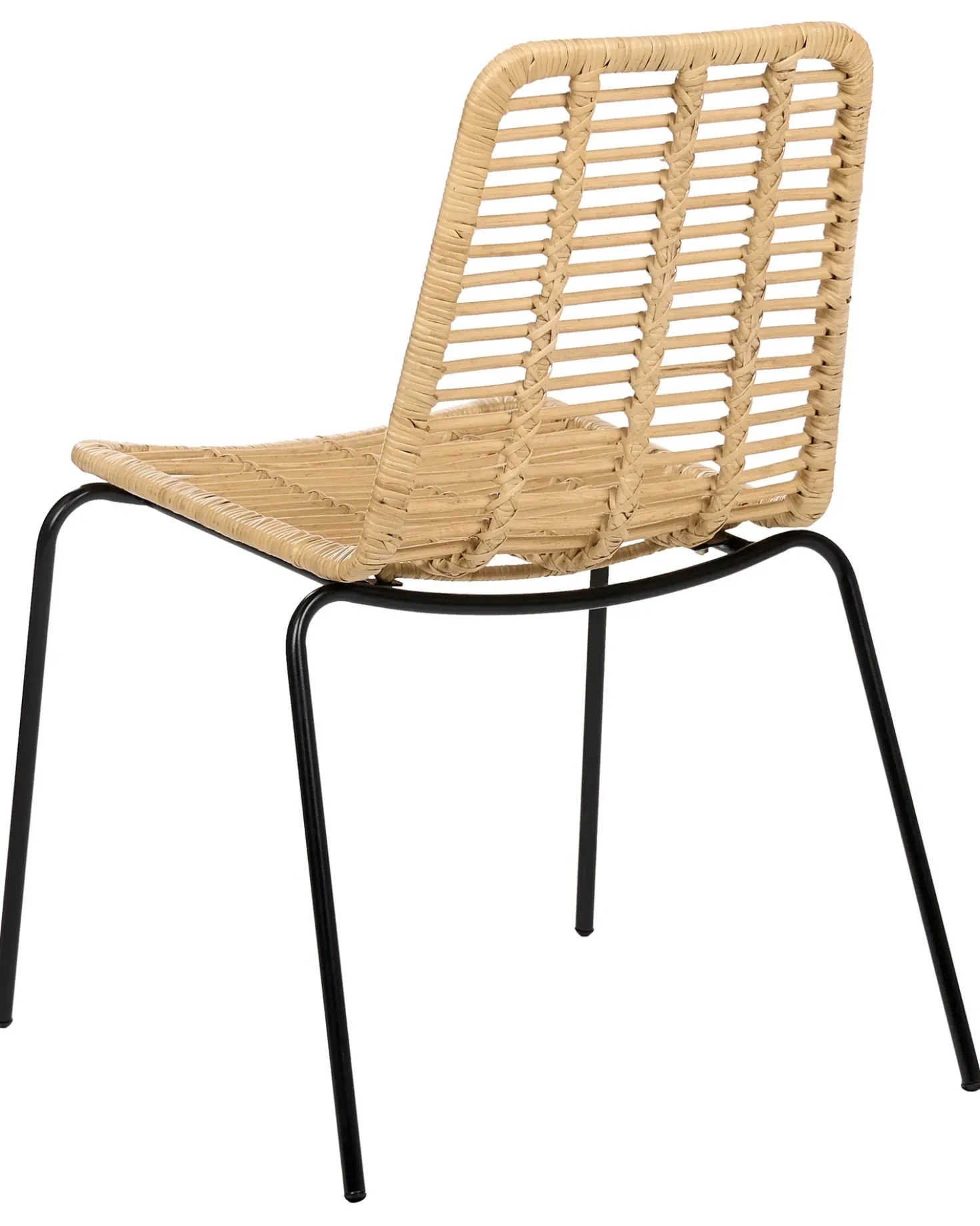 Set di 2 sedie da pranzo TAOS Rattan Naturale