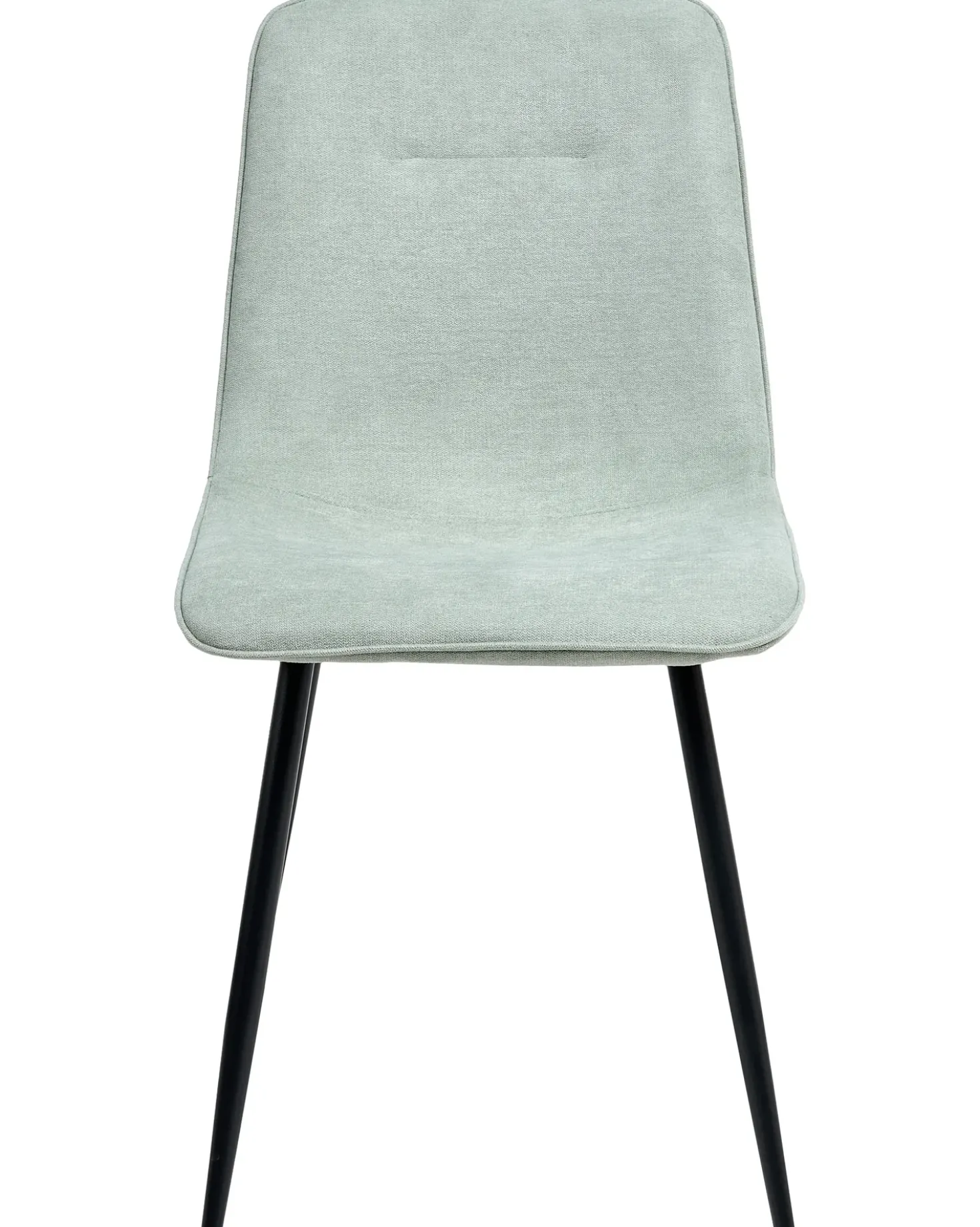 Set di 4 sedie da pranzo TUSCOLA Tessuto Verde chiaro