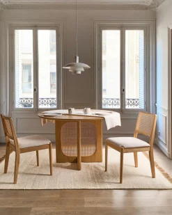 Set di 2 sedie da pranzo TAMARAC Legno Marrone chiaro