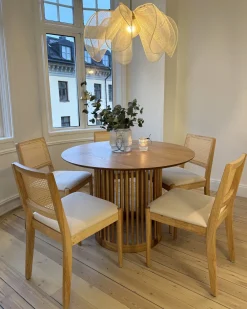 Set di 2 sedie da pranzo TAMARAC Legno Marrone chiaro