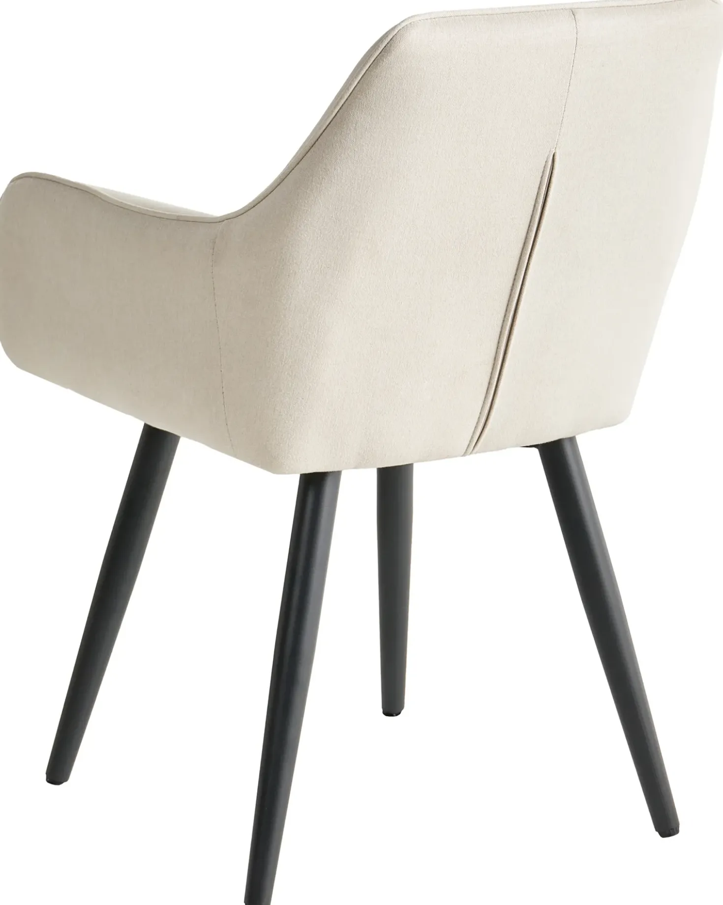 Set di 2 sedie da pranzo TIRANO Lino sintetico Beige chiaro
