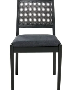 Set di 2 sedie da pranzo TAMARAC Legno Nero