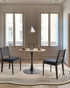 Set di 2 sedie da pranzo TAMARAC Legno Nero