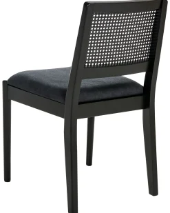 Set di 2 sedie da pranzo TAMARAC Legno Nero