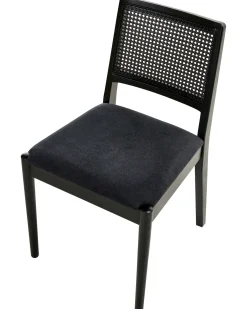 Set di 2 sedie da pranzo TAMARAC Legno Nero