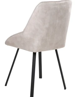 Set di 2 sedie da pranzo TERLTON Velluto Beige chiaro