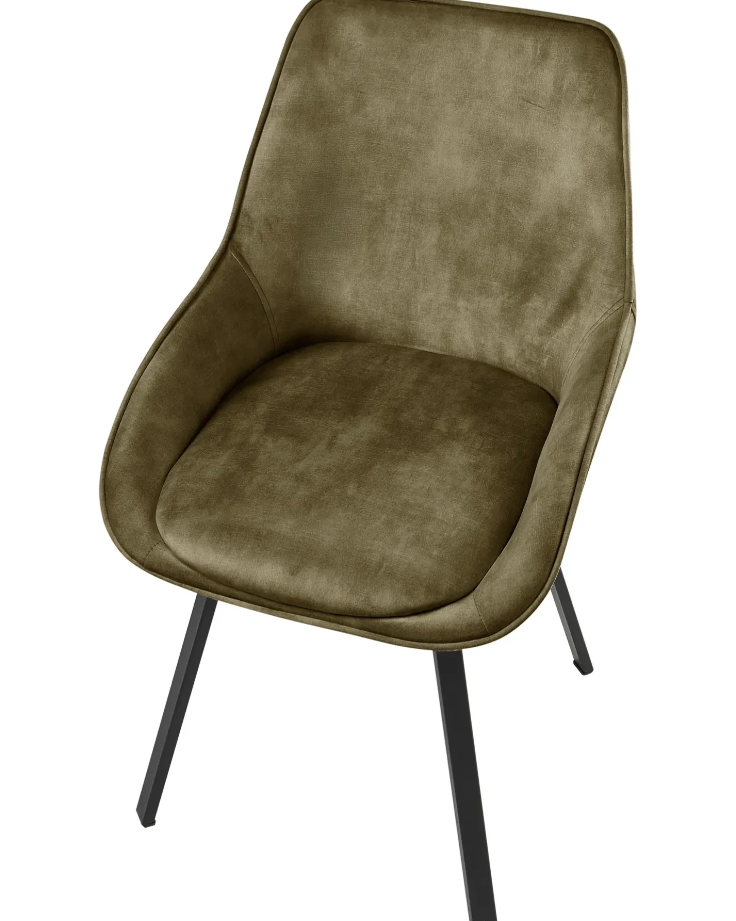 Set di 2 sedie da pranzo TERLTON Velluto Verde