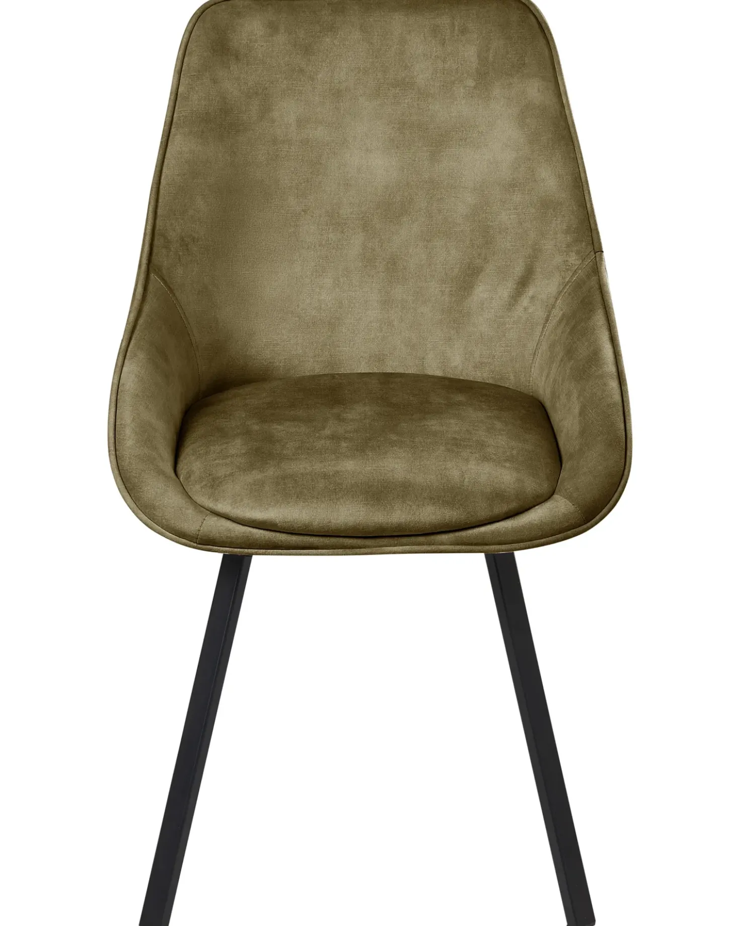 Set di 2 sedie da pranzo TERLTON Velluto Verde