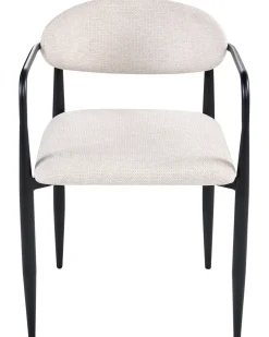 Set di 2 sedie da pranzo TANEVIK Tessuto Beige chiaro