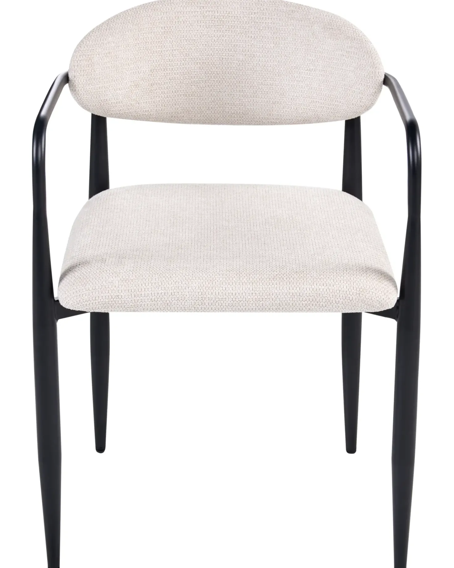 Set di 2 sedie da pranzo TANEVIK Tessuto Beige chiaro