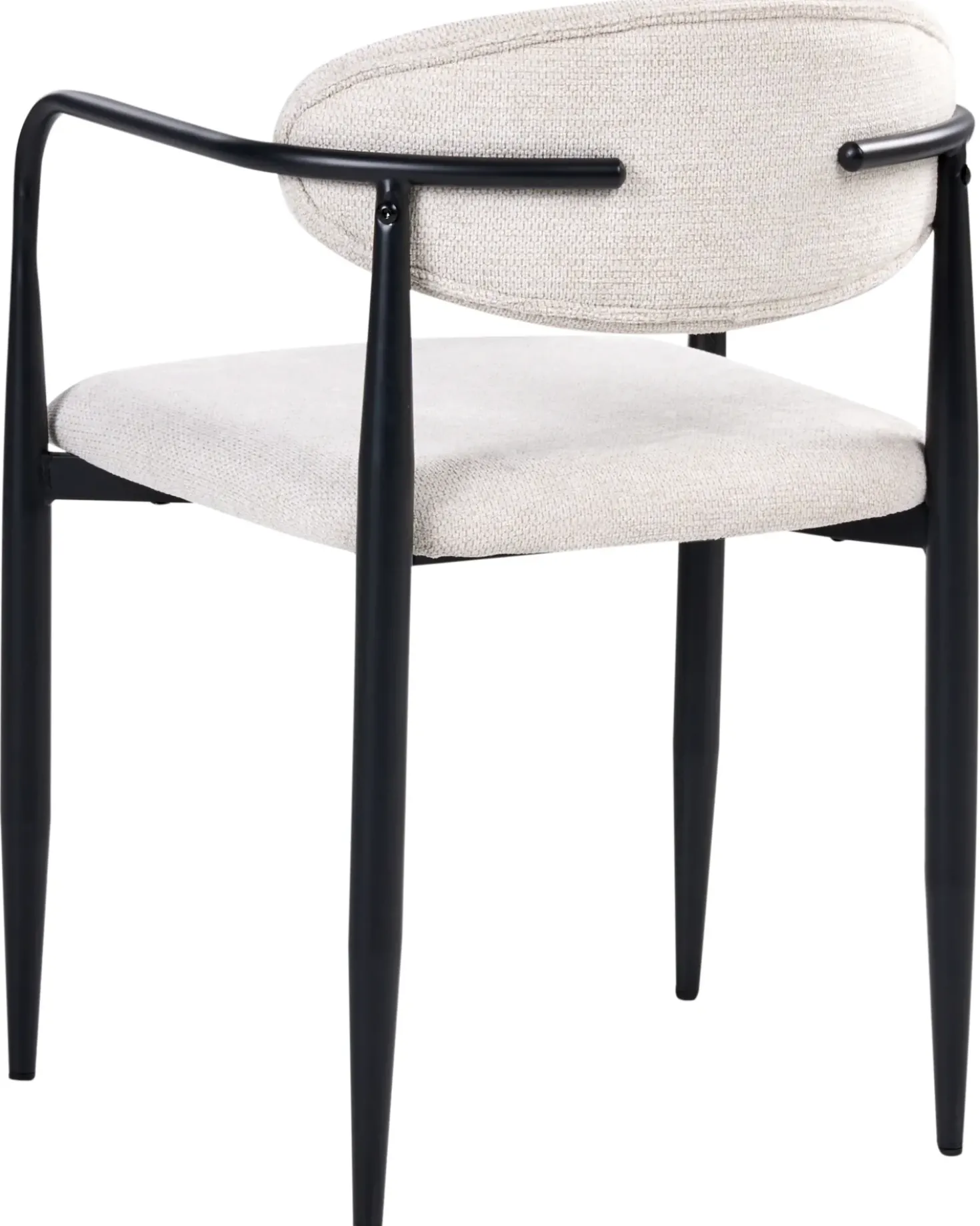 Set di 2 sedie da pranzo TANEVIK Tessuto Beige chiaro