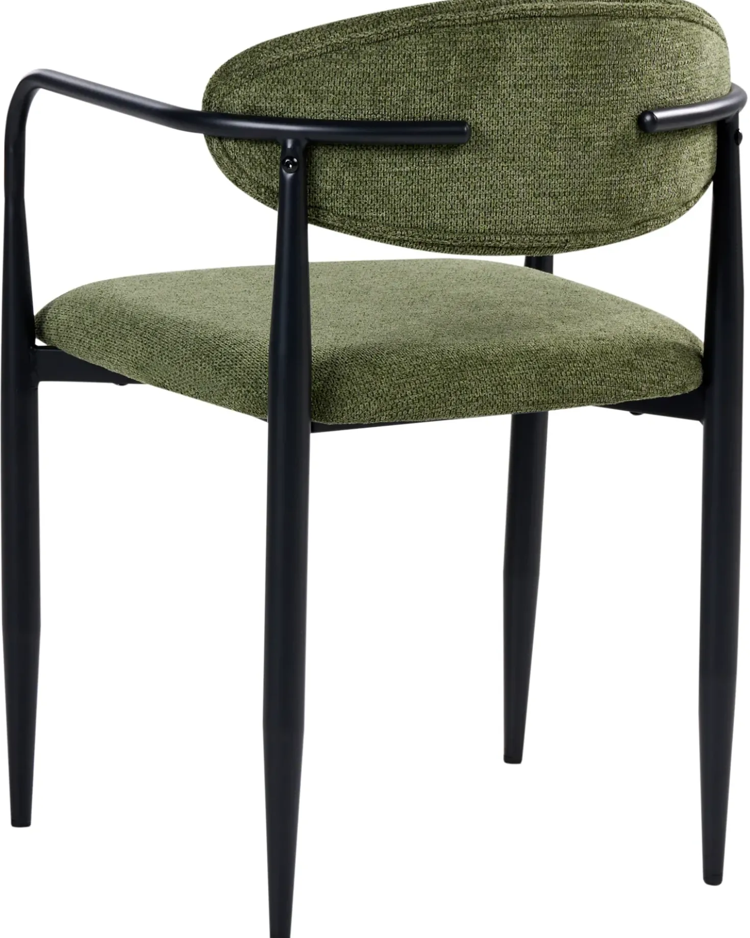 Set di 2 sedie da pranzo TANEVIK Tessuto Verde