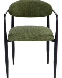 Set di 2 sedie da pranzo TANEVIK Tessuto Verde