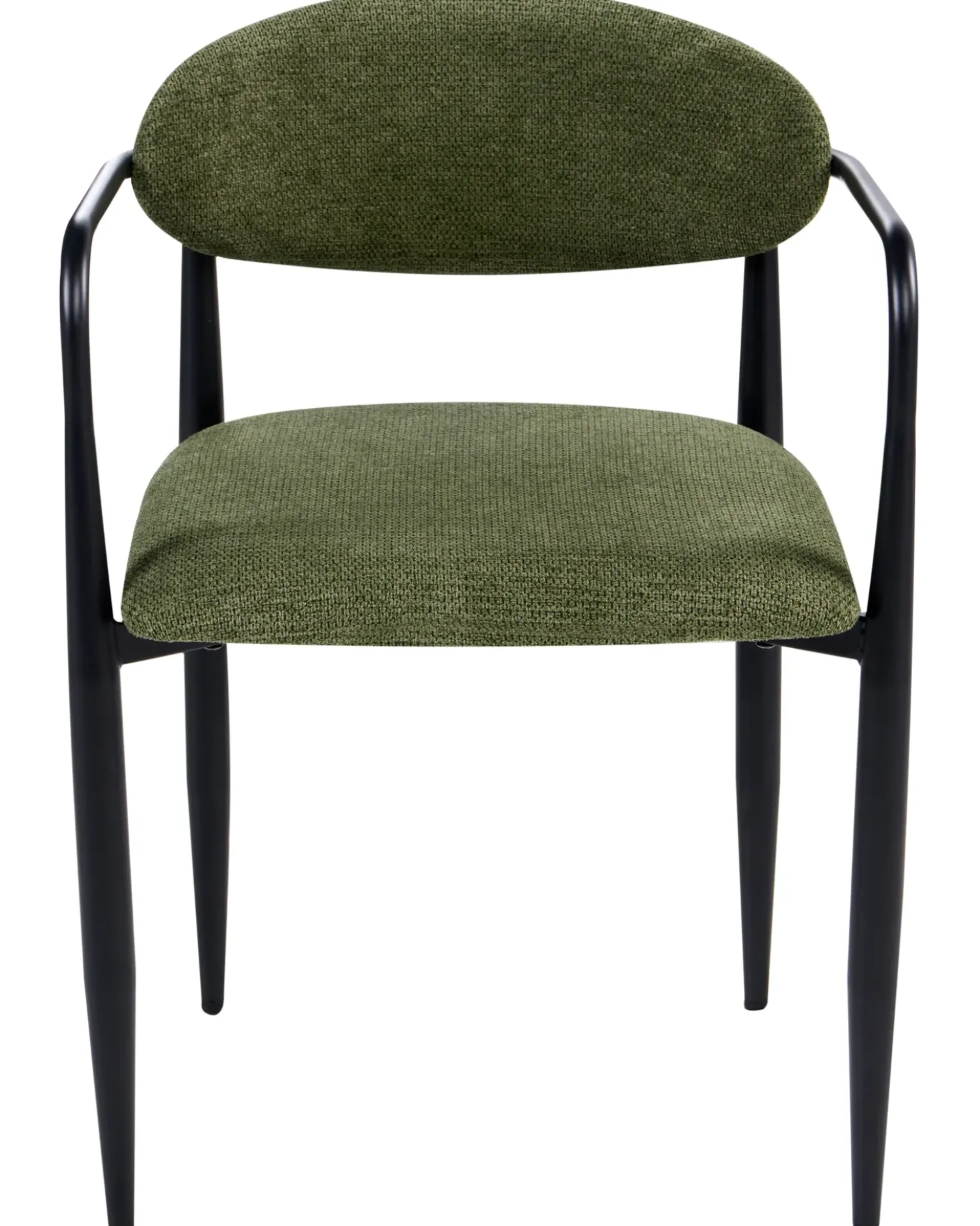 Set di 2 sedie da pranzo TANEVIK Tessuto Verde