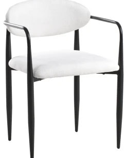 Set di 2 sedie da pranzo TANEVIK Tessuto Bianco sporco