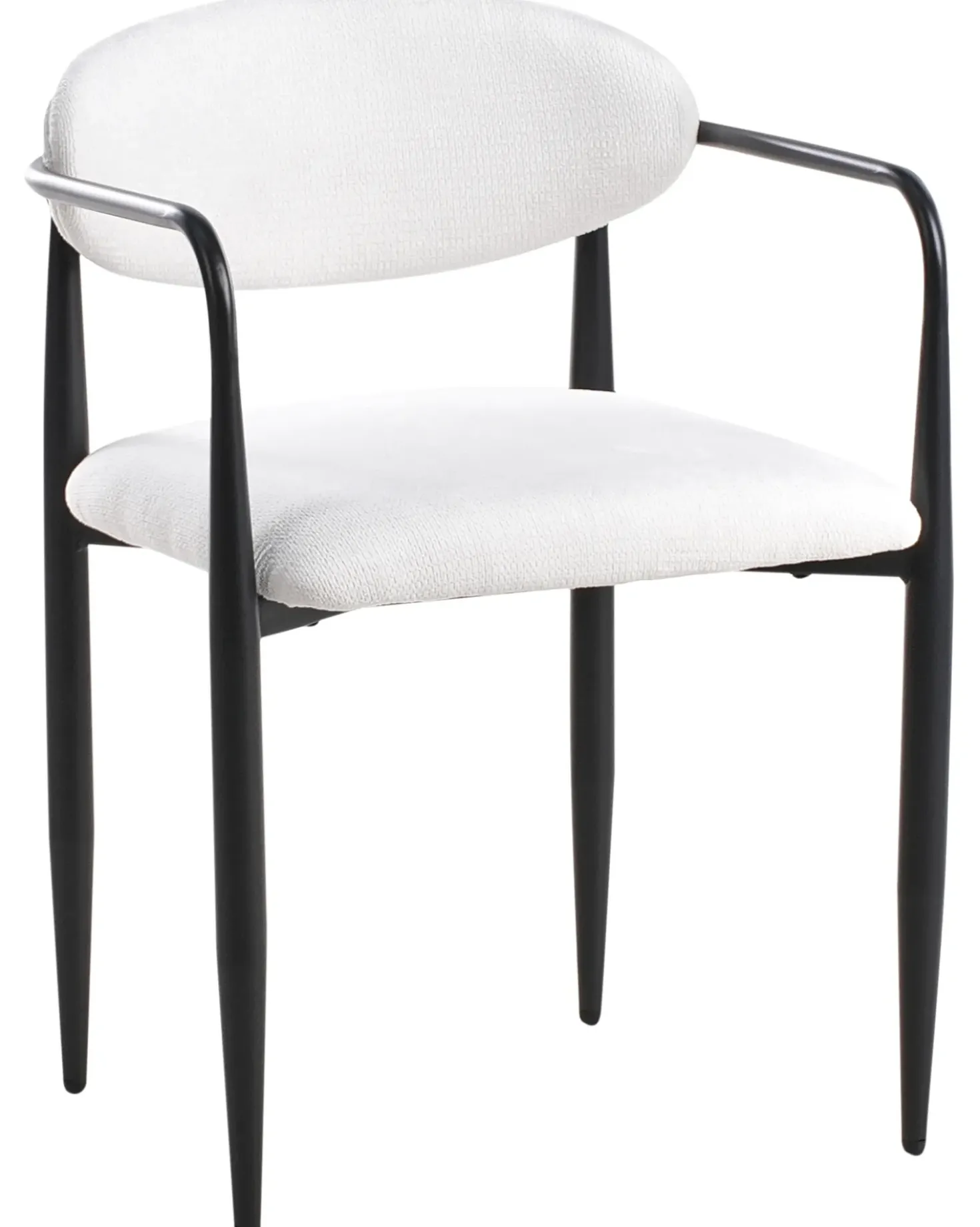 Set di 2 sedie da pranzo TANEVIK Tessuto Bianco sporco