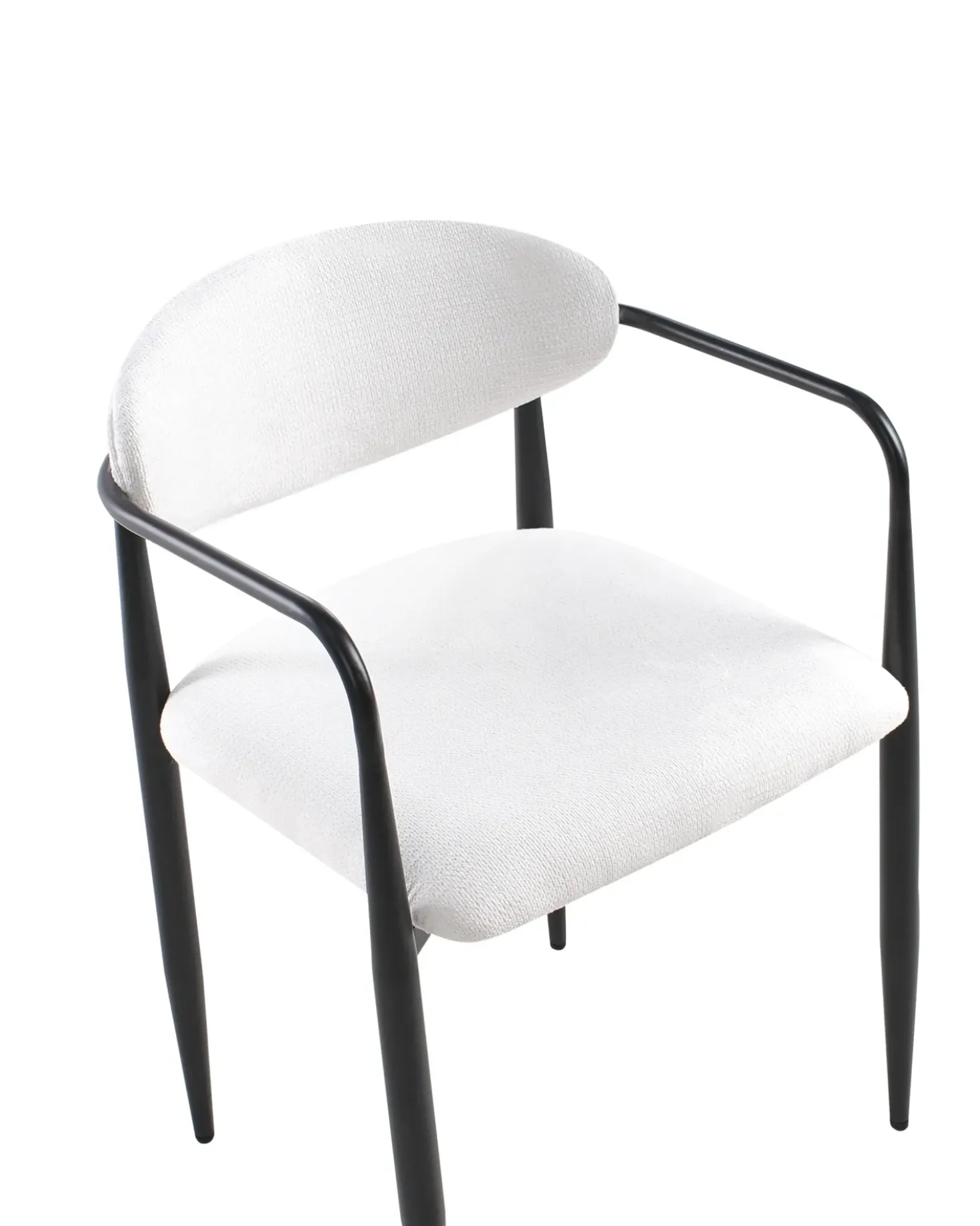 Set di 2 sedie da pranzo TANEVIK Tessuto Bianco sporco