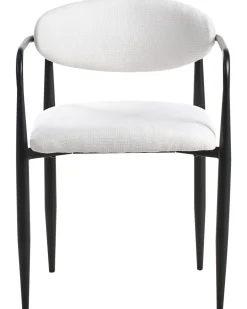 Set di 2 sedie da pranzo TANEVIK Tessuto Bianco sporco
