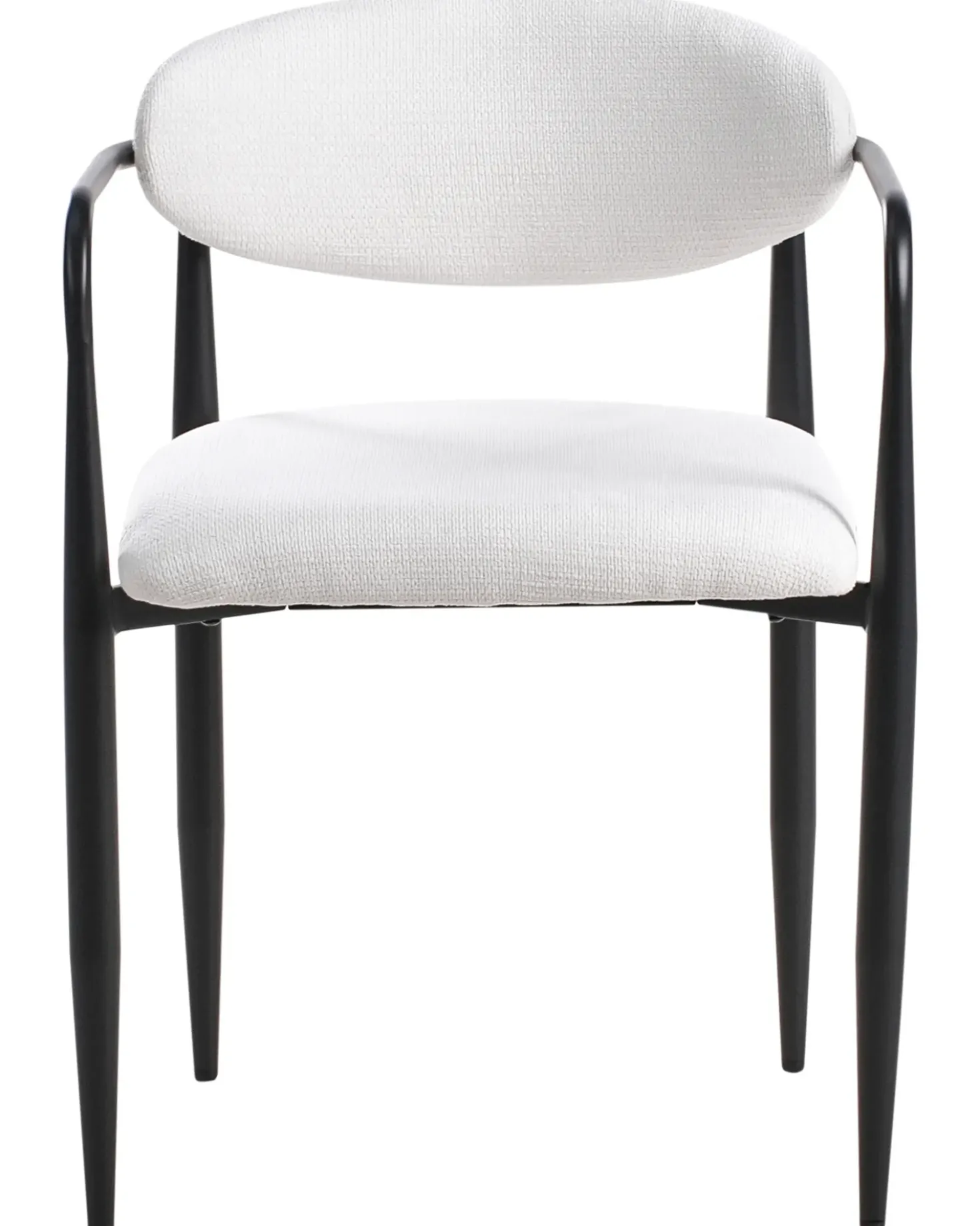 Set di 2 sedie da pranzo TANEVIK Tessuto Bianco sporco