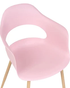 Set di 2 sedie da pranzo UTICA Rosa