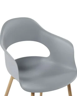 Set di 2 sedie da pranzo UTICA Grigio chiaro