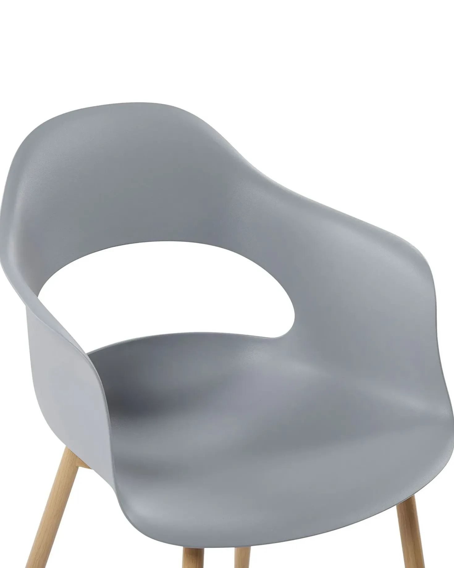 Set di 2 sedie da pranzo UTICA Grigio chiaro