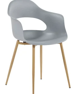 Set di 2 sedie da pranzo UTICA Grigio chiaro