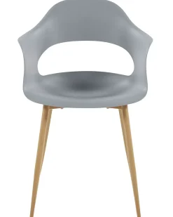 Set di 2 sedie da pranzo UTICA Grigio chiaro