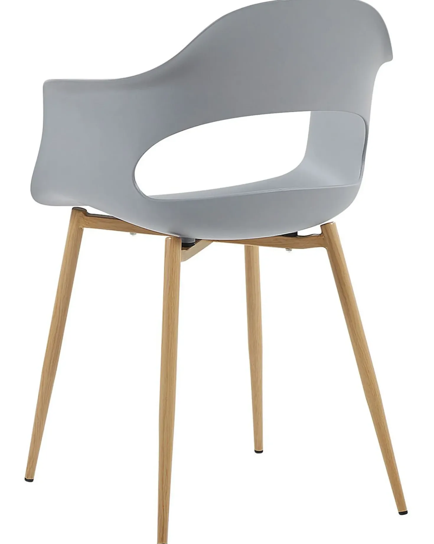 Set di 2 sedie da pranzo UTICA Grigio chiaro