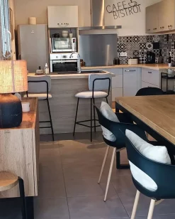 Set di 2 sedie da pranzo UTICA Nero