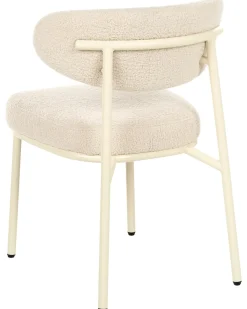 Set di 2 sedie da pranzo UNITY Bouclé Beige chiaro