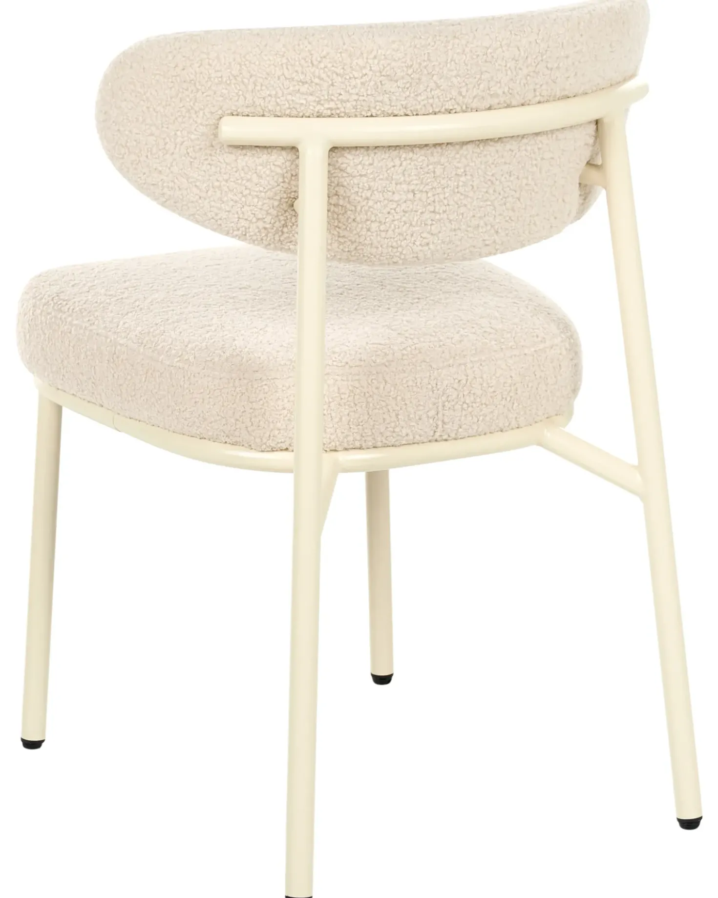 Set di 2 sedie da pranzo UNITY Bouclé Beige chiaro
