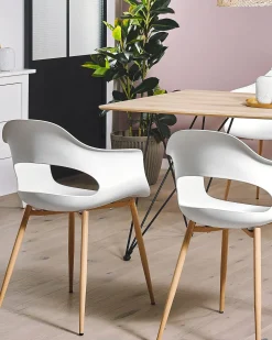 Set di 2 sedie da pranzo UTICA Bianco