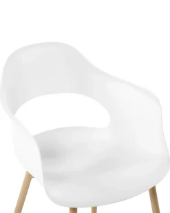 Set di 2 sedie da pranzo UTICA Bianco