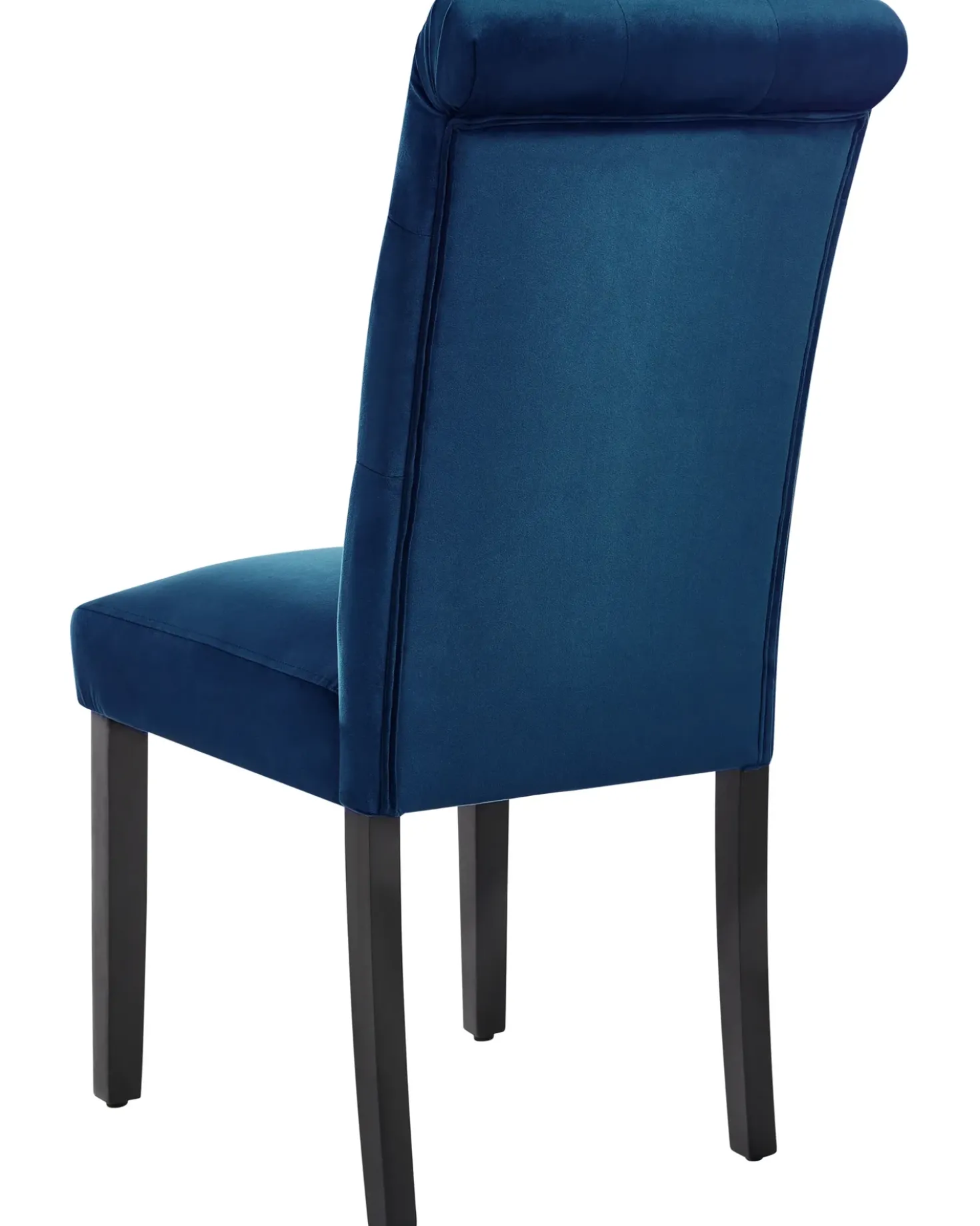 Set di 2 sedie da pranzo VELVA Velluto Blu scuro