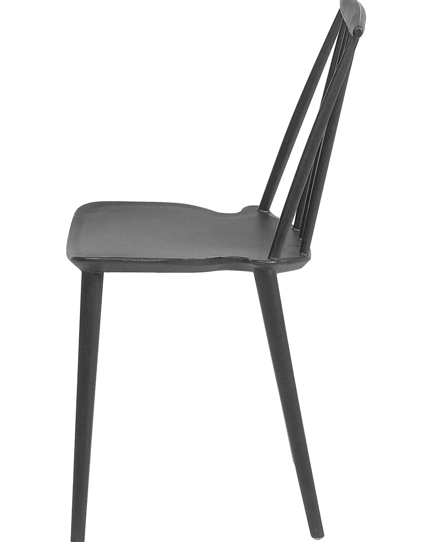 Set di 2 sedie da pranzo VENTNOR Nero