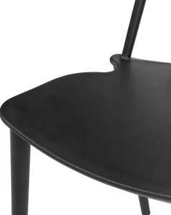 Set di 2 sedie da pranzo VENTNOR Nero