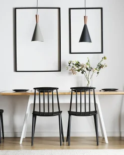 Set di 2 sedie da pranzo VENTNOR Nero