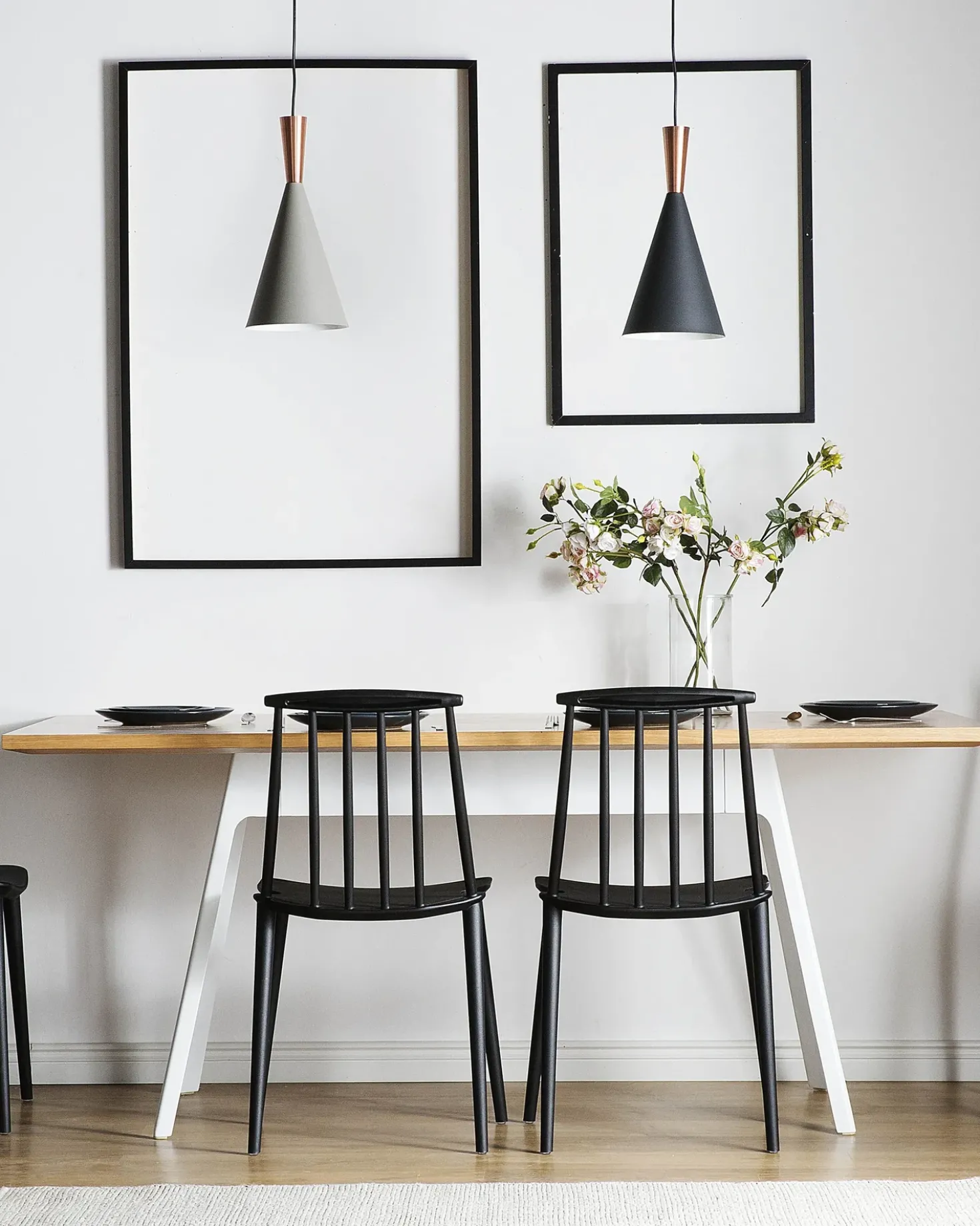 Set di 2 sedie da pranzo VENTNOR Nero