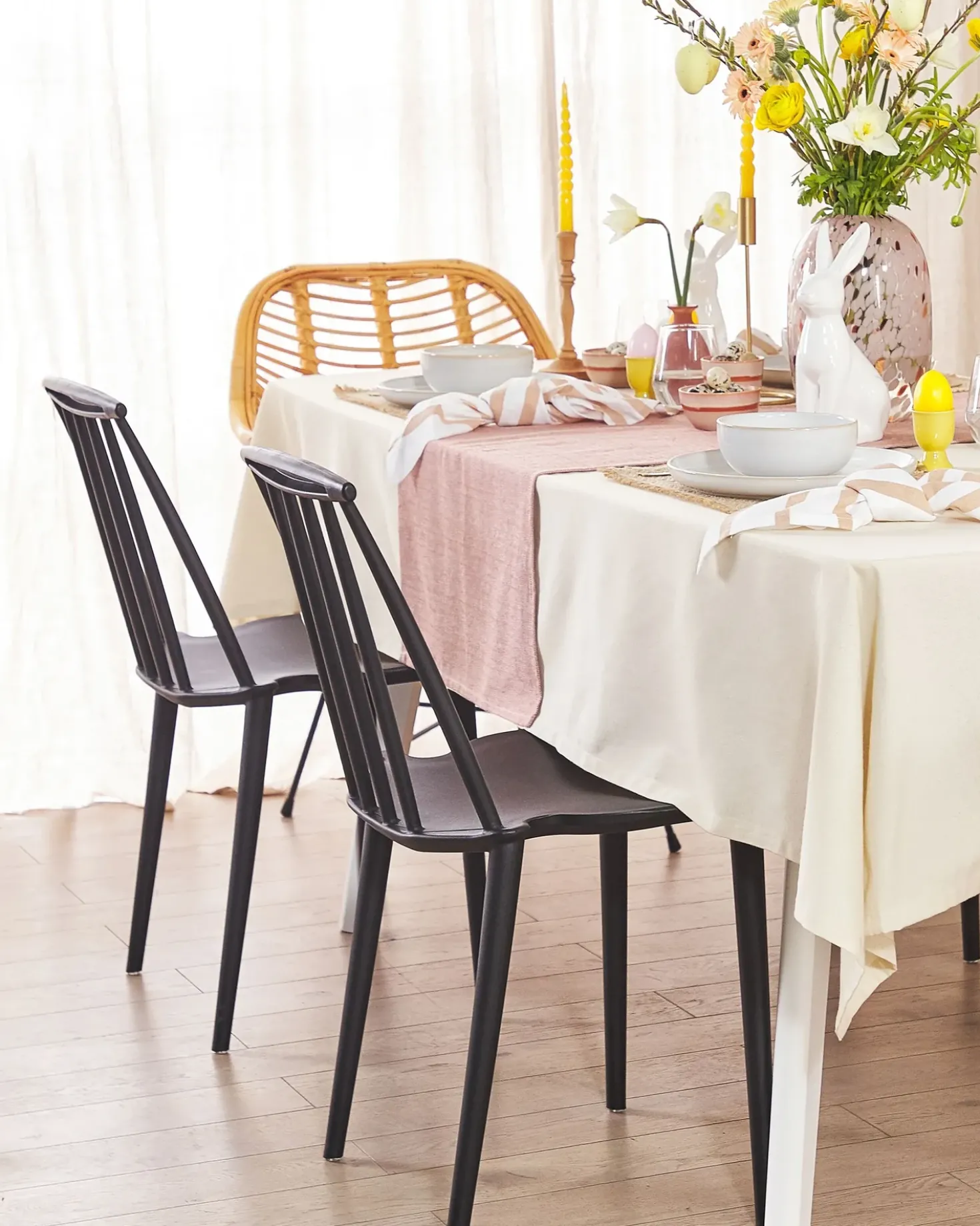 Set di 2 sedie da pranzo VENTNOR Nero