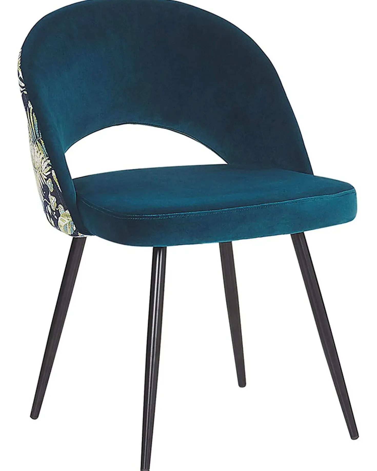 Set di 2 sedie da pranzo VIVIAN Velluto Blu oltremare