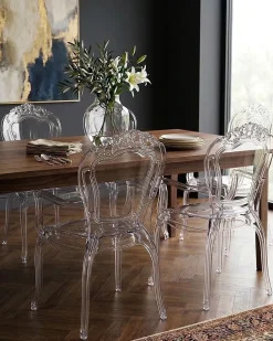 Set di 2 sedie da pranzo VERMONT Trasparente