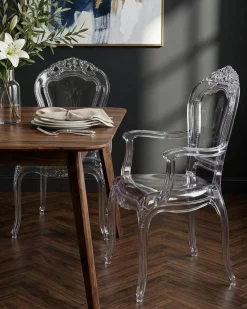 Set di 2 sedie da pranzo VERMONT Trasparente