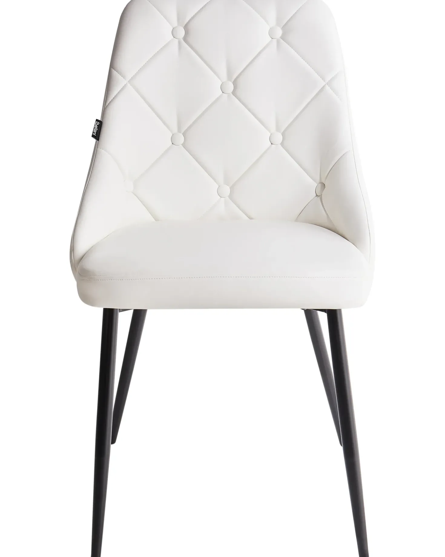 Set di 2 sedie da pranzo VALERIE Pelle sintetica Bianco
