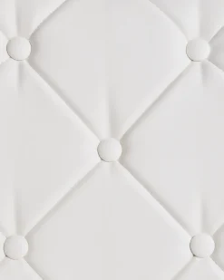 Set di 2 sedie da pranzo VALERIE Pelle sintetica Bianco