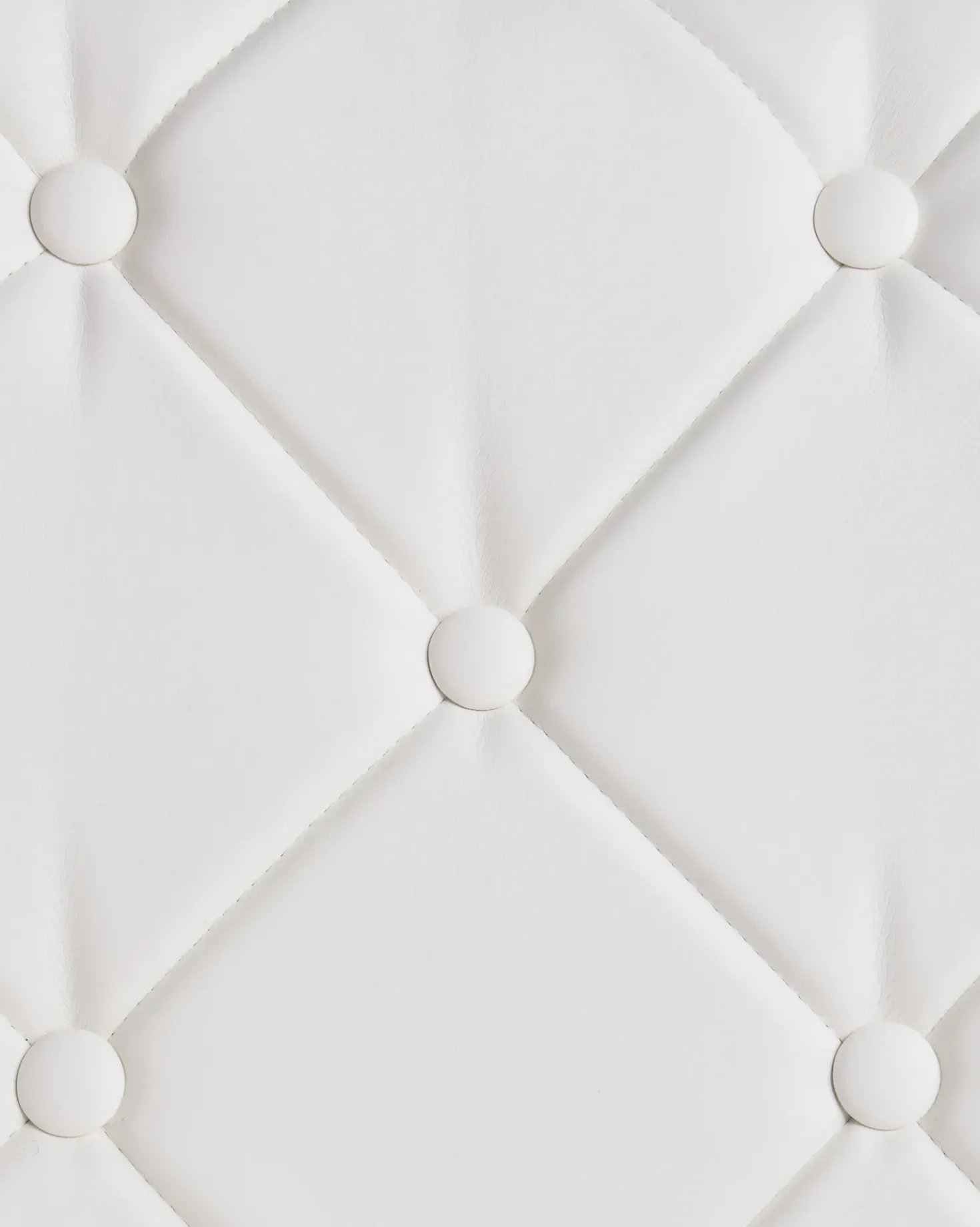 Set di 2 sedie da pranzo VALERIE Pelle sintetica Bianco