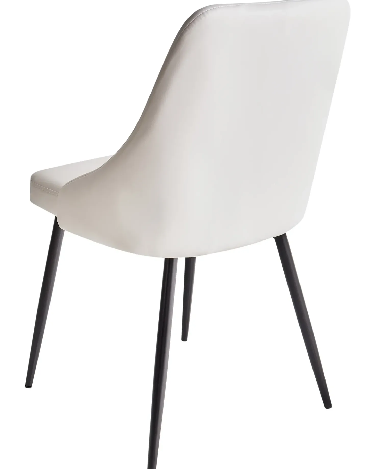 Set di 2 sedie da pranzo VALERIE Pelle sintetica Bianco